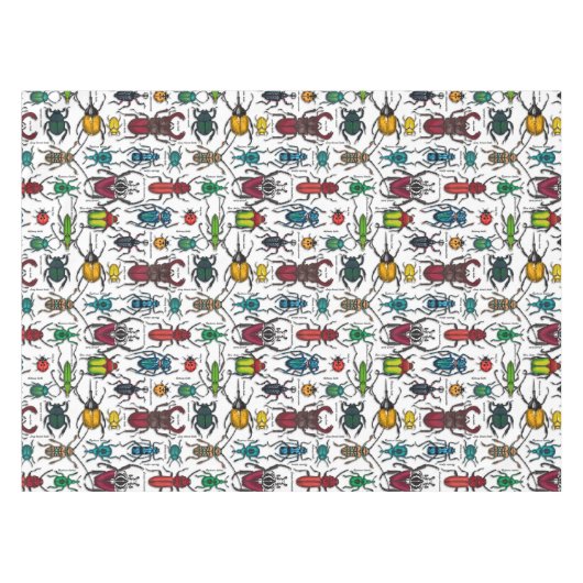 Beetels op wit tafelkleed (Voorkant (Horizontaal))