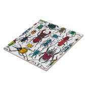 Beetels op wit tegeltje (Zijkant)