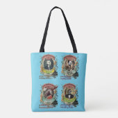 Beethovehen Funny Hen Animal Composer Beethoven Tote Bag (Achterkant)