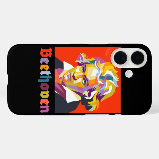 Beethoven 2 Case-Mate iPhone case (Achterkant (horizontaal))