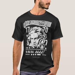 Beethoven 5th Symphony Portrait Ludwig van Beethov T-shirt