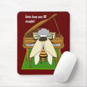 Beethoven - "88 straight" Mousepad Muismat (Met muis)