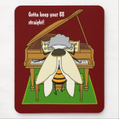 Beethoven - "88 straight" Mousepad Muismat (Voorkant)