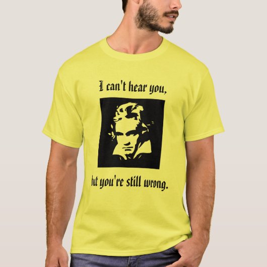 Beethoven Attitude T-shirt (Voorkant)
