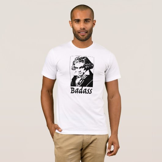 Beethoven Badass T-shirt (Voorkant volledig)