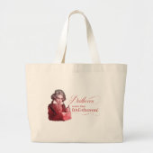 Beethoven BAEthoven Classical Composer Pun Grote Tote Bag (Voorkant)