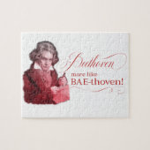 Beethoven BAEthoven Classical Composer Pun Legpuzzel (Horizontaal)