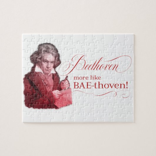 Beethoven BAEthoven Classical Composer Pun Legpuzzel (Horizontaal)
