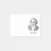 Beethoven Black en White Post-it® Notes (Voorkant)