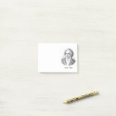Beethoven Black en White Post-it® Notes (Op bureau)