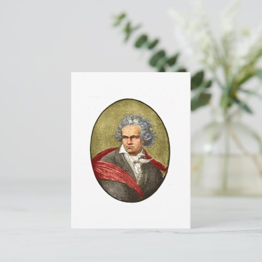 Beethoven Briefkaart (Staand voorkant)