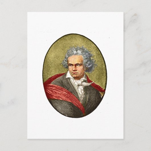 Beethoven Briefkaart (Voorkant)