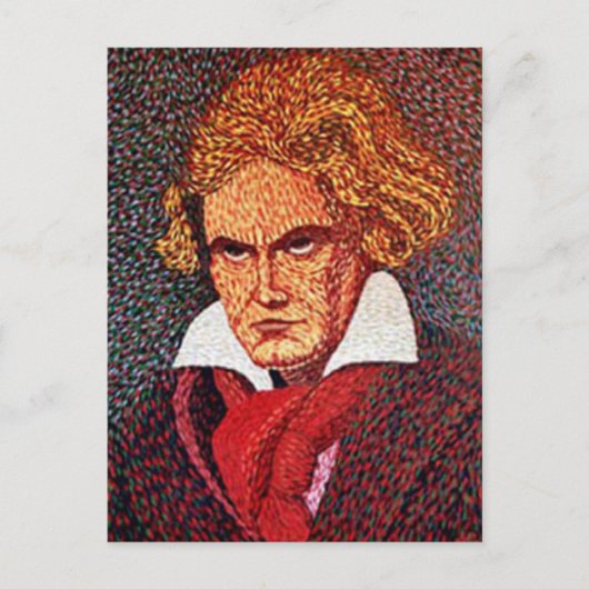 Beethoven Briefkaart (Voorkant)