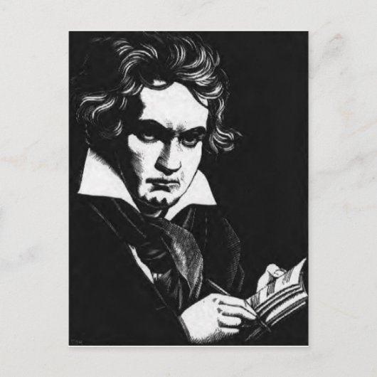 BEETHOVEN BRIEFKAART (Voorkant)