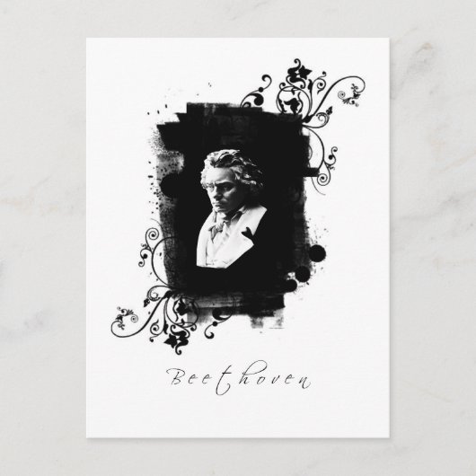 beethoven briefkaart (Voorkant)