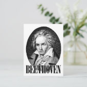 Beethoven Briefkaart (Staand voorkant)