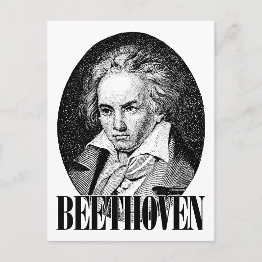 Beethoven Briefkaart (Voorkant)