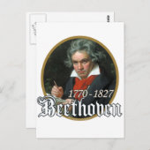 Beethoven Briefkaart (Voorkant / Achterkant)