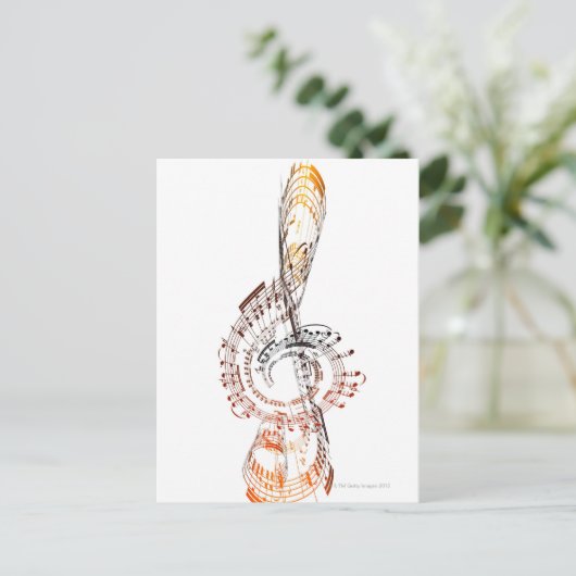 Beethoven Briefkaart (Staand voorkant)