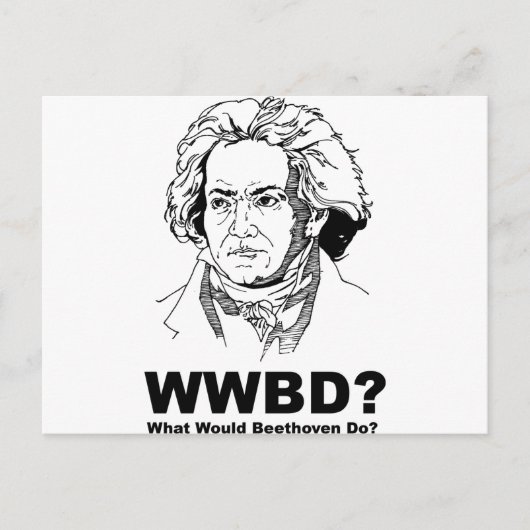Beethoven Briefkaart (Voorkant)