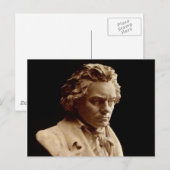 Beethoven buste beeld briefkaart (Voorkant / Achterkant)