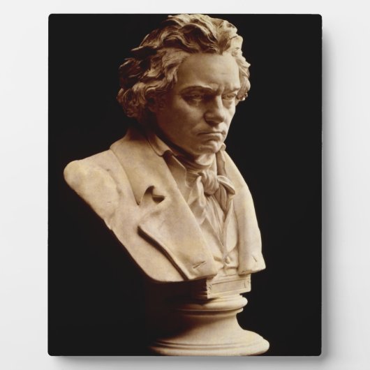 Beethoven buste beeld fotoplaat (Voorkant)