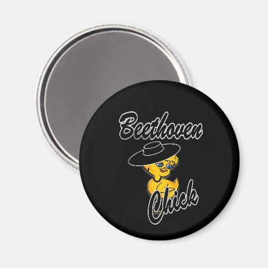 Beethoven Chick #4 Magneet (Voorkant / Achterkant)