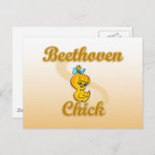 Beethoven Chick Briefkaart (Voorkant / Achterkant)