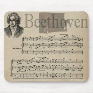 Beethoven Classic Music Gift voor muziekliefhebber Muismat