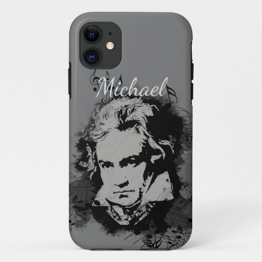Beethoven Classical Music Composer Song Customize Case-Mate iPhone Case (Achterkant)