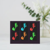 Beethoven Collage Briefkaart (Staand voorkant)