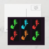 Beethoven Collage Briefkaart (Voorkant / Achterkant)