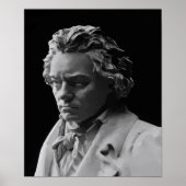 BEETHOVEN DEATH MASK POSTER (Voorkant)