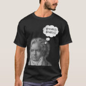 Beethoven dromen van Beethoven's vijfde T-shirt (Voorkant)