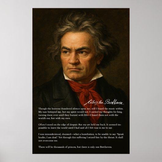 Beethoven - Een portret van genie en vastberadenhe Poster (Voorkant)