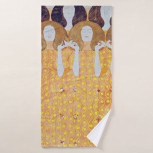 Beethoven Frieze (detail), Gustav Klimt Badhanddoek