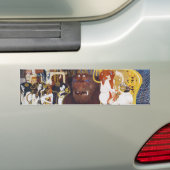 Beethoven Frieze (detail), Gustav Klimt Bumpersticker (Op auto)