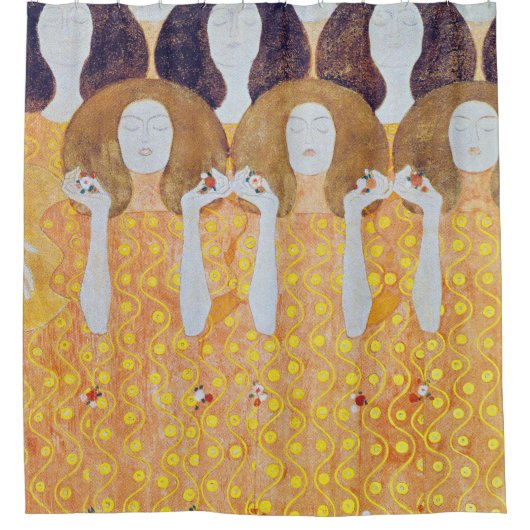Beethoven Frieze (detail), Gustav Klimt Douchegordijn (Voorkant)