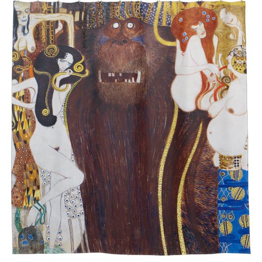 Beethoven Frieze (detail), Gustav Klimt Douchegordijn (Voorkant)