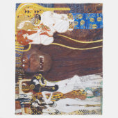 Beethoven Frieze (detail), Gustav Klimt Fleece Deken (Voorkant)