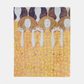 Beethoven Frieze (detail), Gustav Klimt Fleece Deken (Voorkant)