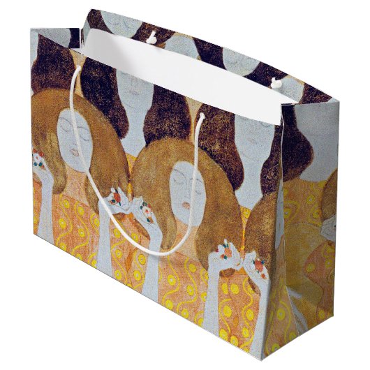 Beethoven Frieze (detail), Gustav Klimt Groot Cadeauzakje (Achterkant Gekanteld)