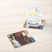 Beethoven Frieze (detail), Gustav Klimt Kartonnen Onderzetters (Insitu)