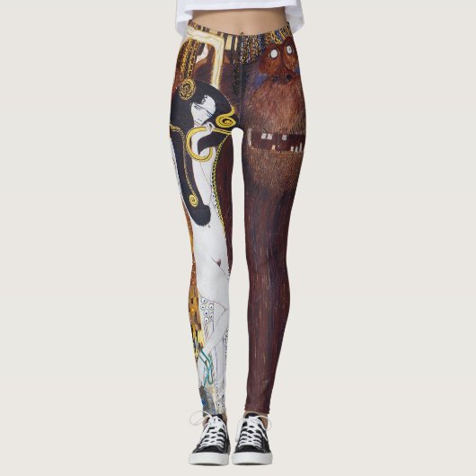 Beethoven Frieze (detail), Gustav Klimt Leggings (Voorkant)