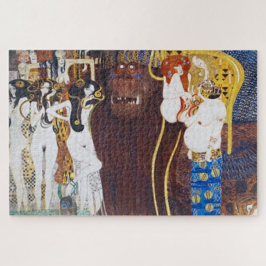 Beethoven Frieze (detail), Gustav Klimt Legpuzzel (Horizontaal)