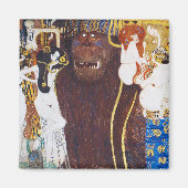 Beethoven Frieze (detail), Gustav Klimt Magneet (Voorkant)