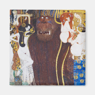 Beethoven Frieze (detail), Gustav Klimt Magneet