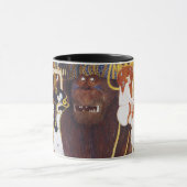 Beethoven Frieze (detail), Gustav Klimt Mok (Midden)