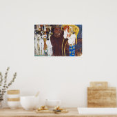 Beethoven Frieze (detail), Gustav Klimt Poster (Keuken)