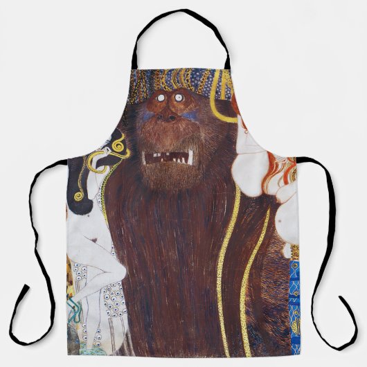 Beethoven Frieze (detail), Gustav Klimt Schort (Voorkant)